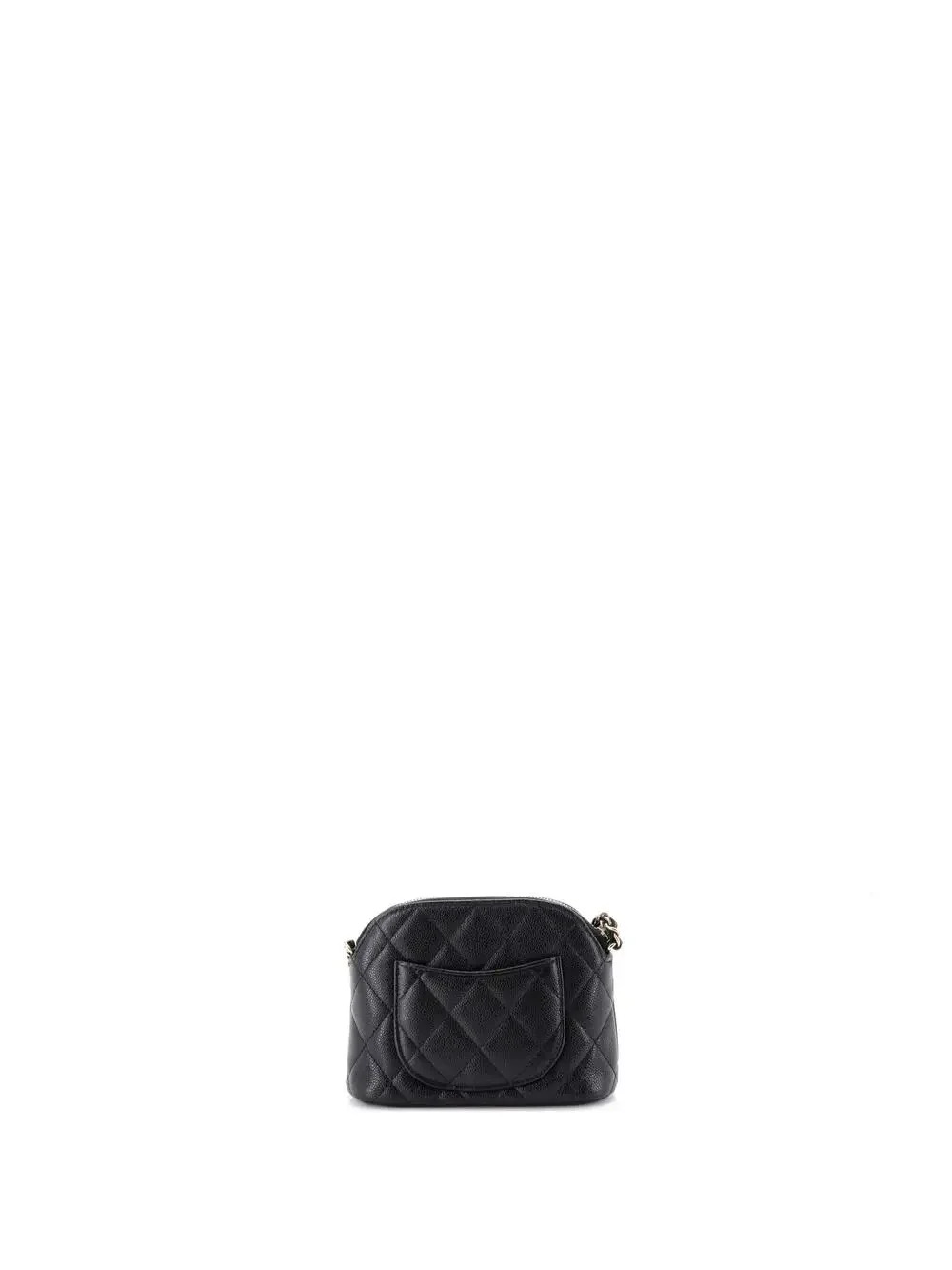 Chanel Cc Dome Zip Clutch With Chain #261002C45B